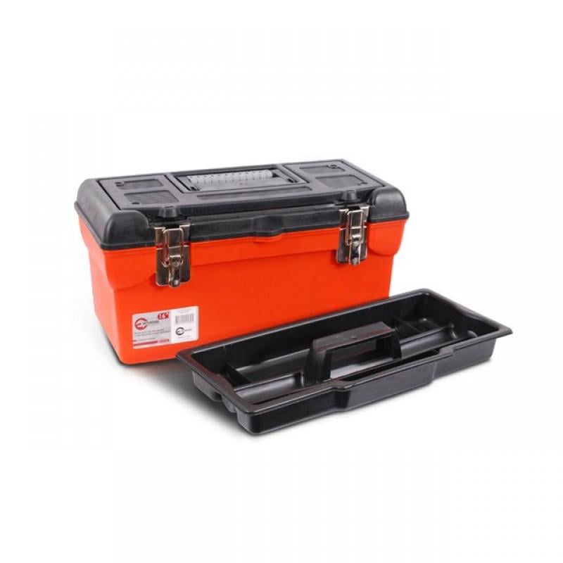 Ящик для инструмента Intertool BX-1116 16" с металлическими замками 396x216x164 мм (50985)