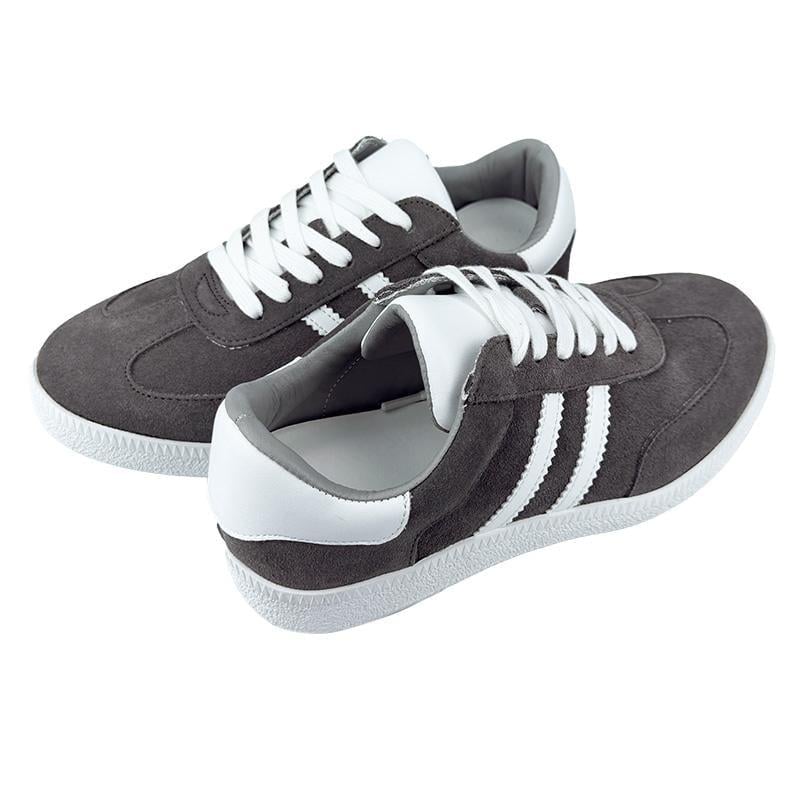 Кеди жіночі замшеві 8009-6 p. 38 24,5 см Сірий - фото 3