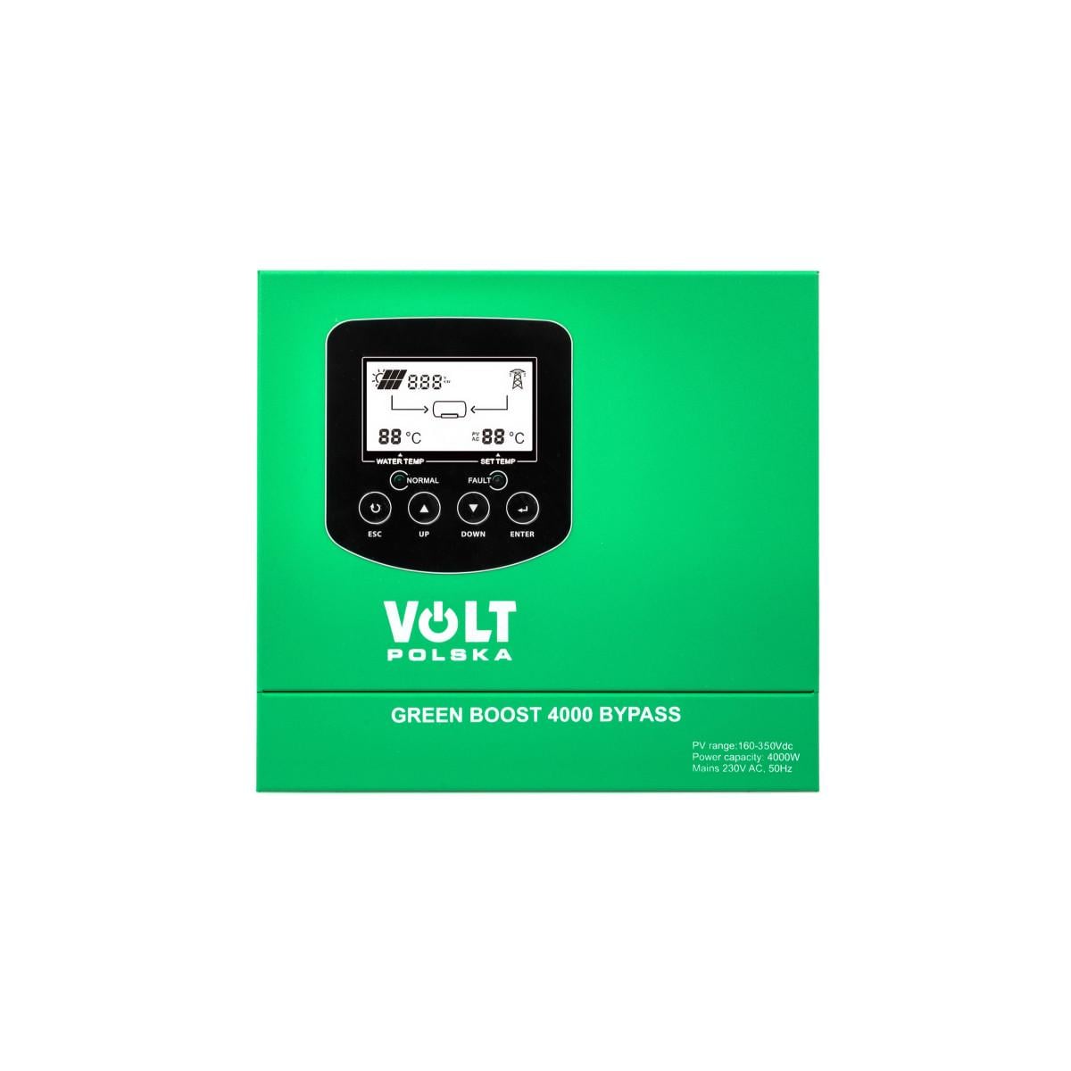 Инвертор солнечный Volt Polska GREEN BOOST 4000 BYPASS 160-350 В постоянного тока (3SR3000004)