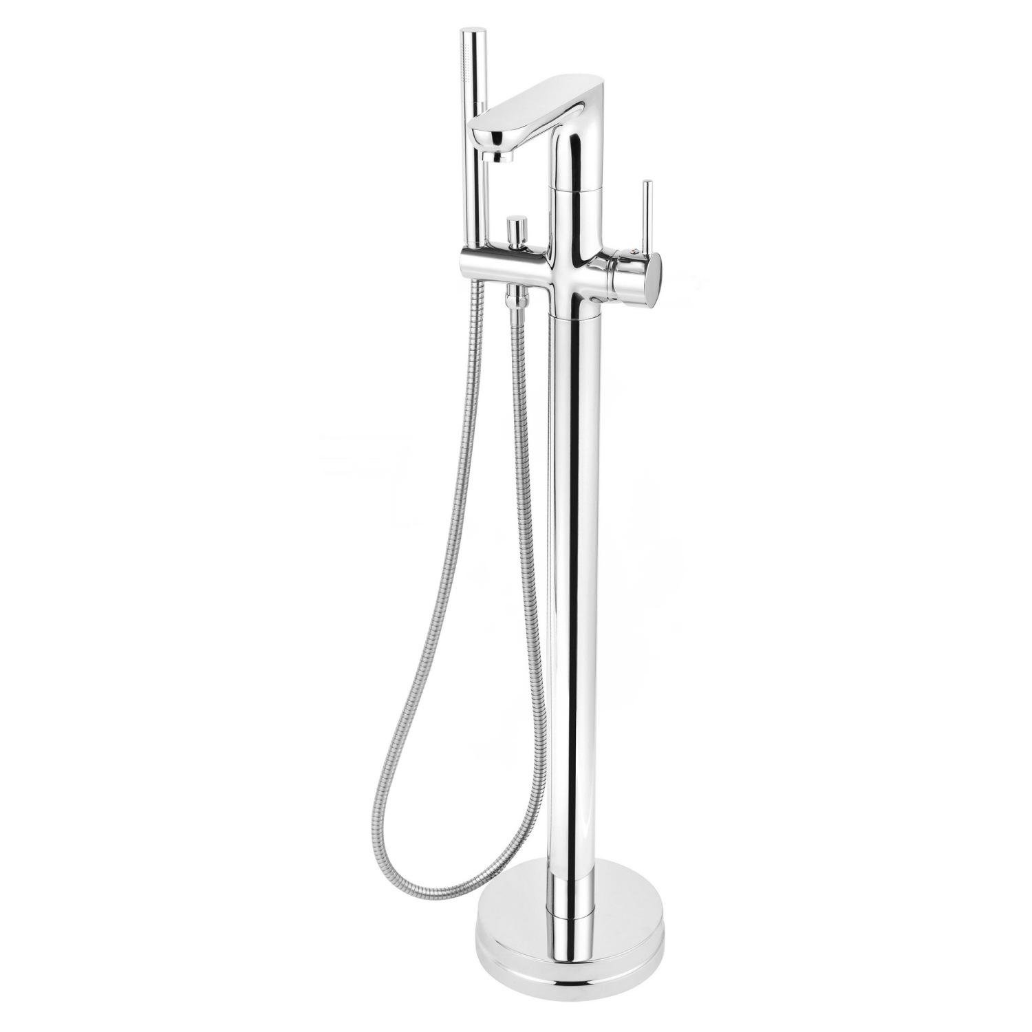 Смеситель для ванны Ferro Fiesta BFI11F напольный Хром (174529)