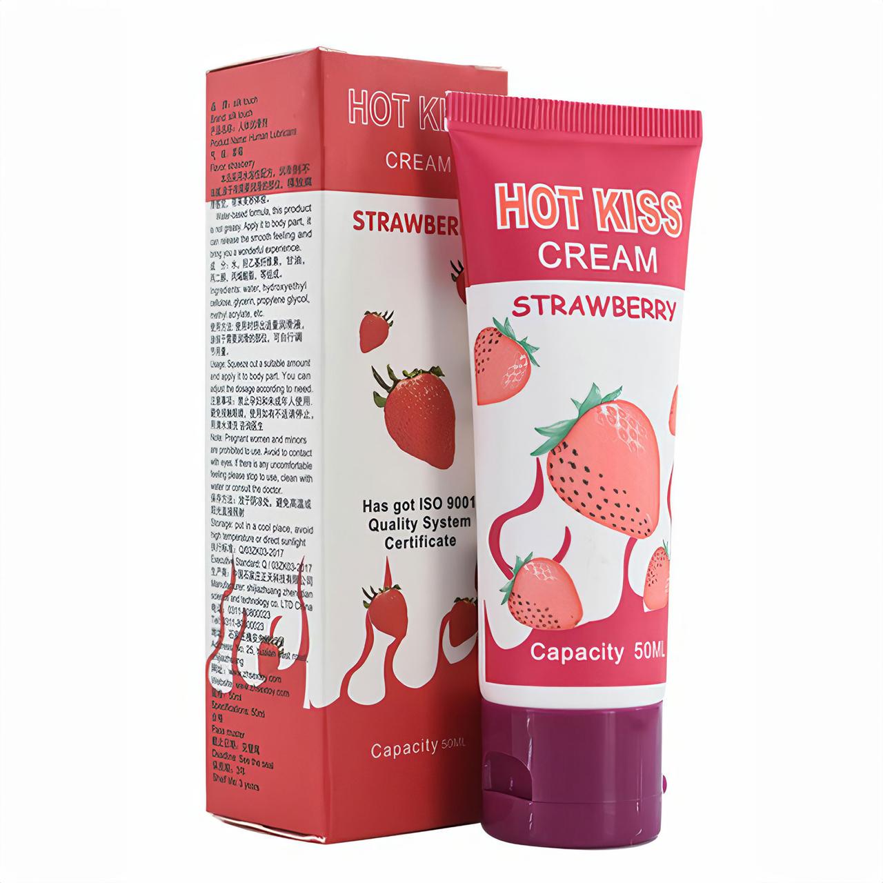 Гель-лубрикант увлажняющий Hot Kiss на водной основе со вкусом клубники 50 мл (K000055) Гель-лубрикант увлажняющий Hot Kiss на водной основе со вкусом клубники 50 мл (K000055)