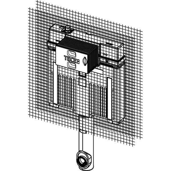 Бачок для напольного унитаза TECE box Octa II 8 см с арматурной сеткой 1075 мм (9370500) - фото 2 Бачок для напольного унитаза TECE box Octa II 8 см с арматурной сеткой 1075 мм (9370500) - фото 2