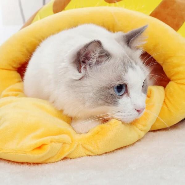 Лежанка-будиночок для тварин знімний матрац 60х42 см - фото 3 Лежанка-будиночок для тварин знімний матрац 60х42 см - фото 3