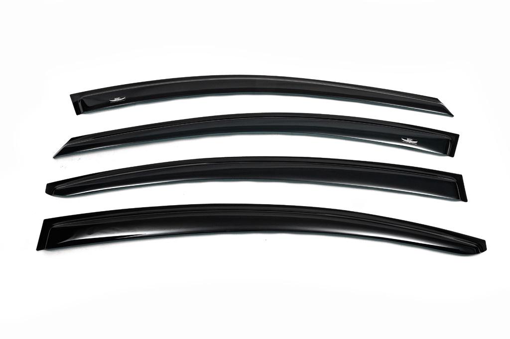 Ветровики SD HIC для Chevrolet Cruze 2009-2015 гг. поликарбонат Черный Ветровики SD HIC для Chevrolet Cruze 2009-2015 гг. поликарбонат Черный