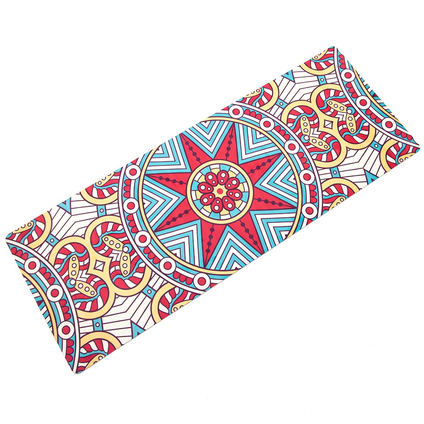 Килимок для йоги та фітнесу OSPORT каучук/замша 4 мм 183x68 см Червоно-білий (OF-0286-025) - фото 3 Килимок для йоги та фітнесу OSPORT каучук/замша 4 мм 183x68 см Червоно-білий (OF-0286-025) - фото 3