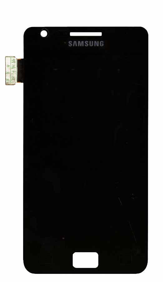 Матрица с тачскрином для телефона Samsung Galaxy S2/S2 Plus GT-I9100 Черный
