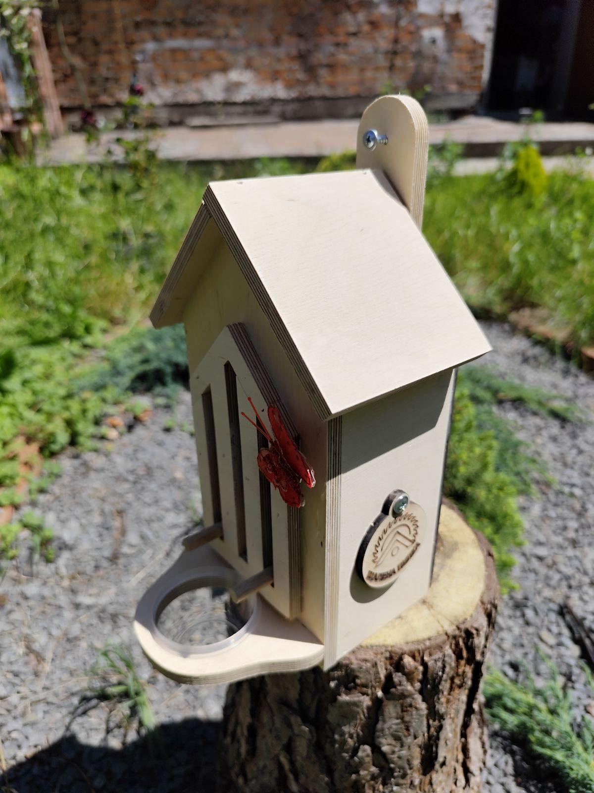 Домик Оазис для бабочек с поилкой Некрашеный (0002251) - фото 5