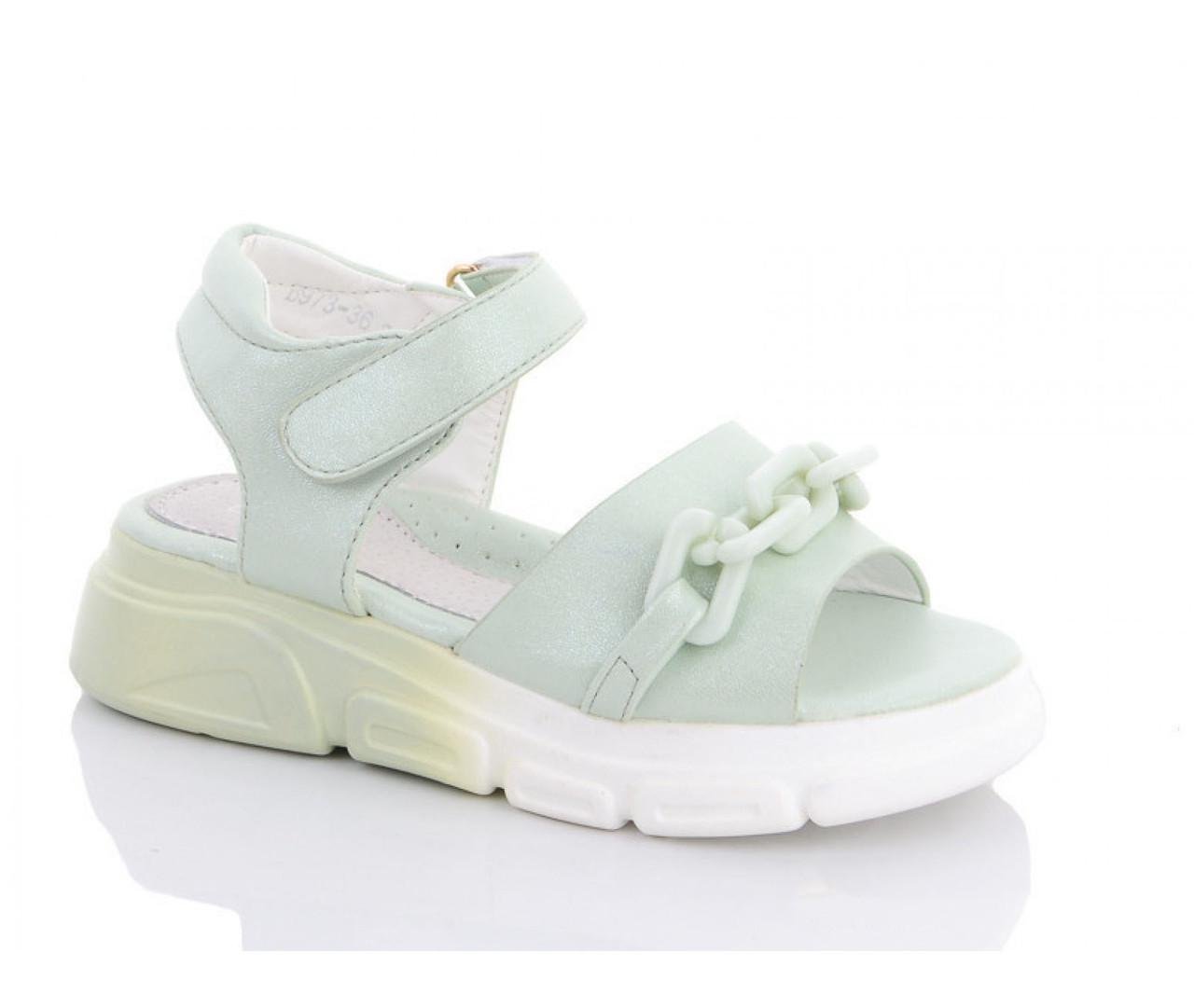 Босоножки для девочек Башили B973-36/27 р. 27 Салатовый