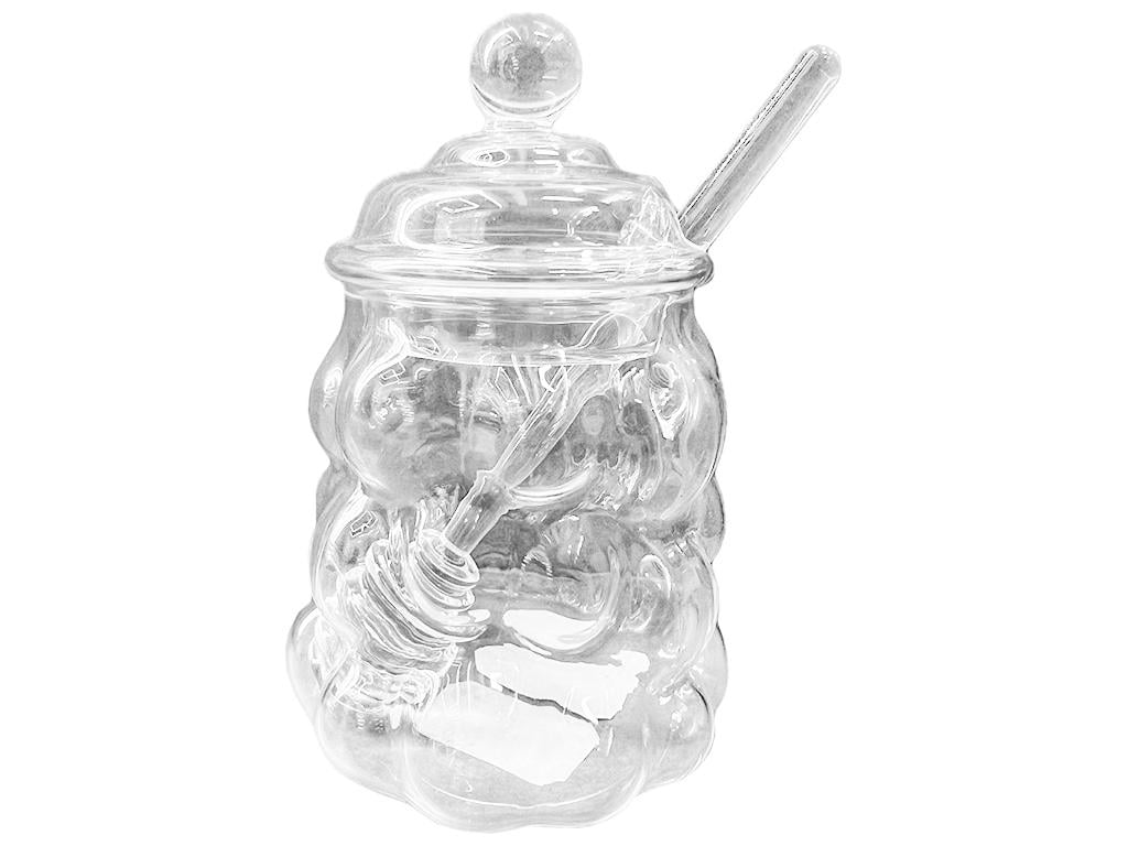 Банка для меда с ложкой Honeycomb 380 мл (MMS-R32717)