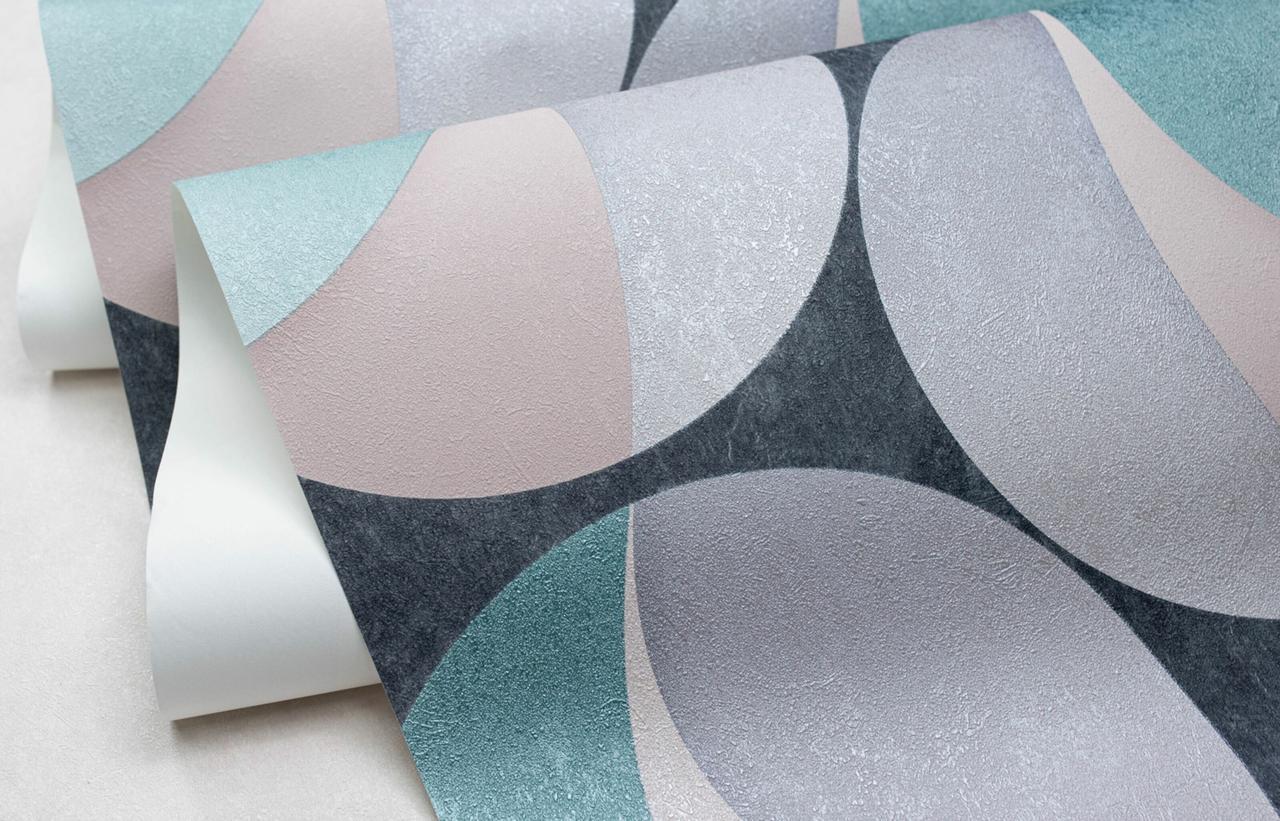 Обои флизелиновые SINTRA Sphere 512456 декор винил горячего тиснения 1,06х10,05 м Разноцветный