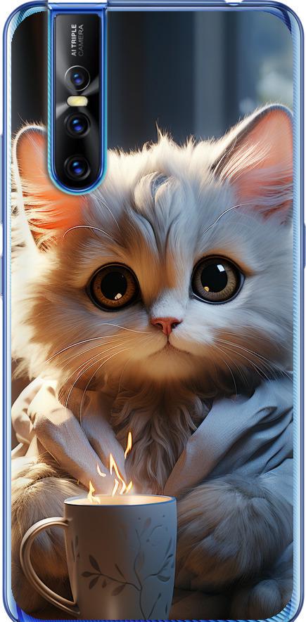 Чехол на Vivo V15 pro White cat (5646t-1763-42517) Чехол на Vivo V15 pro White cat (5646t-1763-42517)