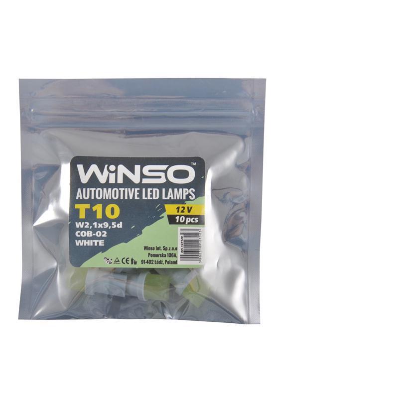 Автолампа LED Winso 12V SMD T10 W2.1x9.5d 10 шт.