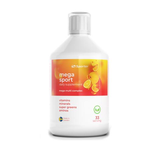 Вітамінно-мінеральний комплекс для спорту Sporter Mega Sport 500 ml /33 servings/ Orange