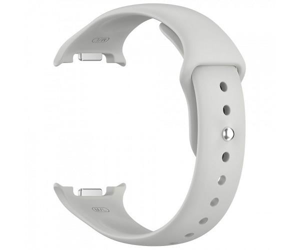 Ремешок Silicone Сlasp для Samsung Galaxy Watch8/Watch8 Classic Светло-серый
