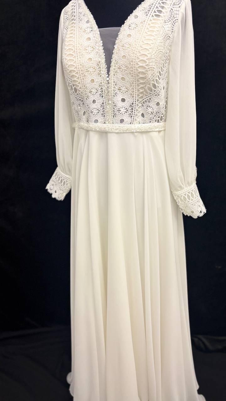 Свадебное платье в греческом стиле р. 58 Айвори (00047) Свадебное платье в греческом стиле р. 58 Айвори (00047)