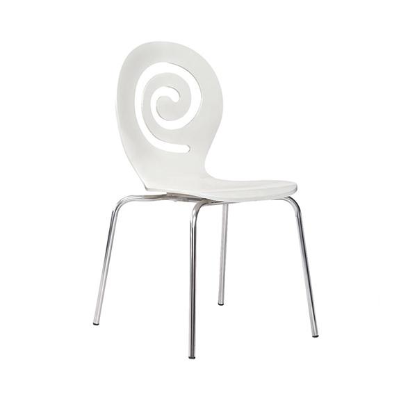 Стілець на ніжках Лев Білий