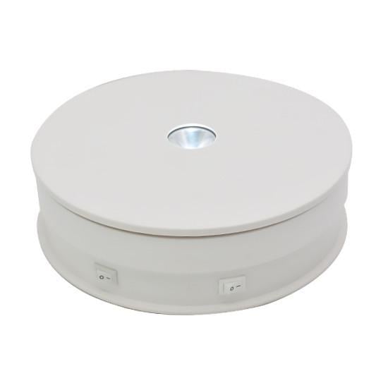 Стол для предметного фото поворотный Puluz EDA001759102B с подсветкой 20 см Белый (2063273315)