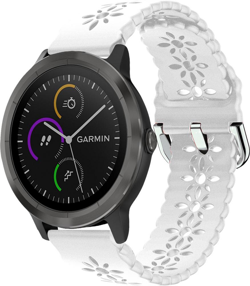 Ремінець Trase для Garmin Vivoactive 3 White (28823-29)