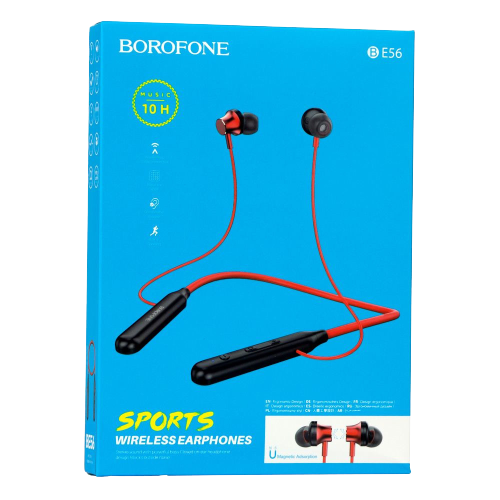 Наушники Borofone BE56 Bluetooth V5.0 Красный (23579-01_253) - фото 4