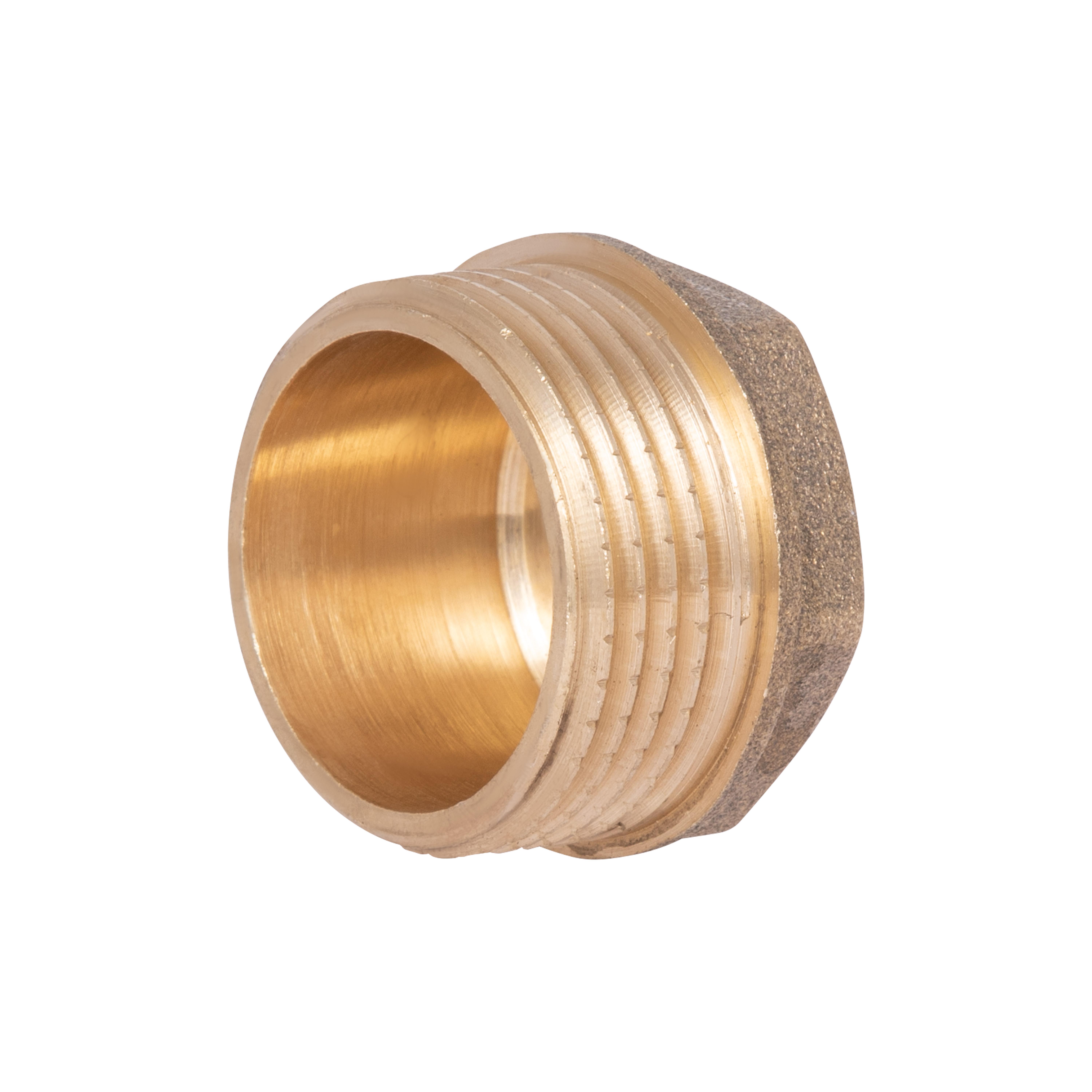 Заглушка латунна Thermo Alliance Standart 1" З Жовтий (SD40325) Заглушка латунна Thermo Alliance Standart 1" З Жовтий (SD40325)