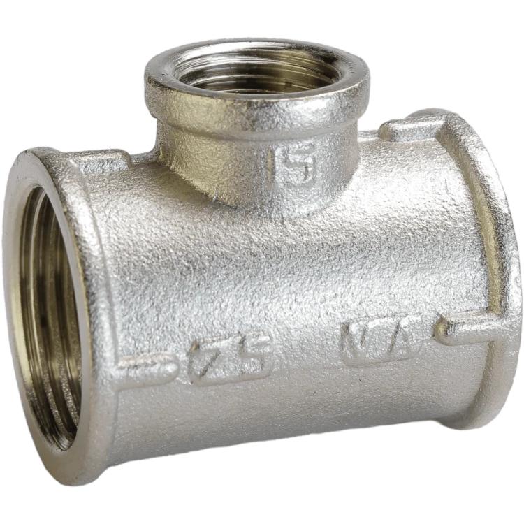 Тройник VA 000026564 никель внутренняя-внутренняя-внутренняя 1"x1/2"x1" (164623)