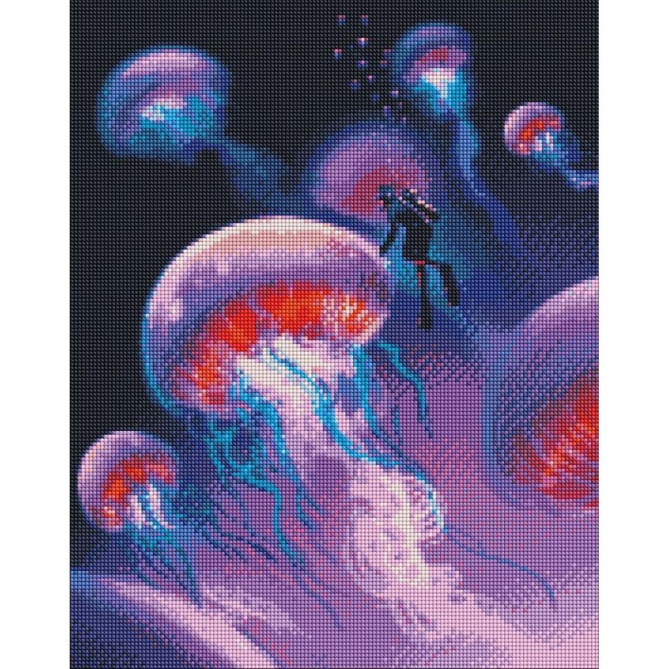 Алмазная мозаика Идейка Исследуя океан 40x50 см (AMO7166)