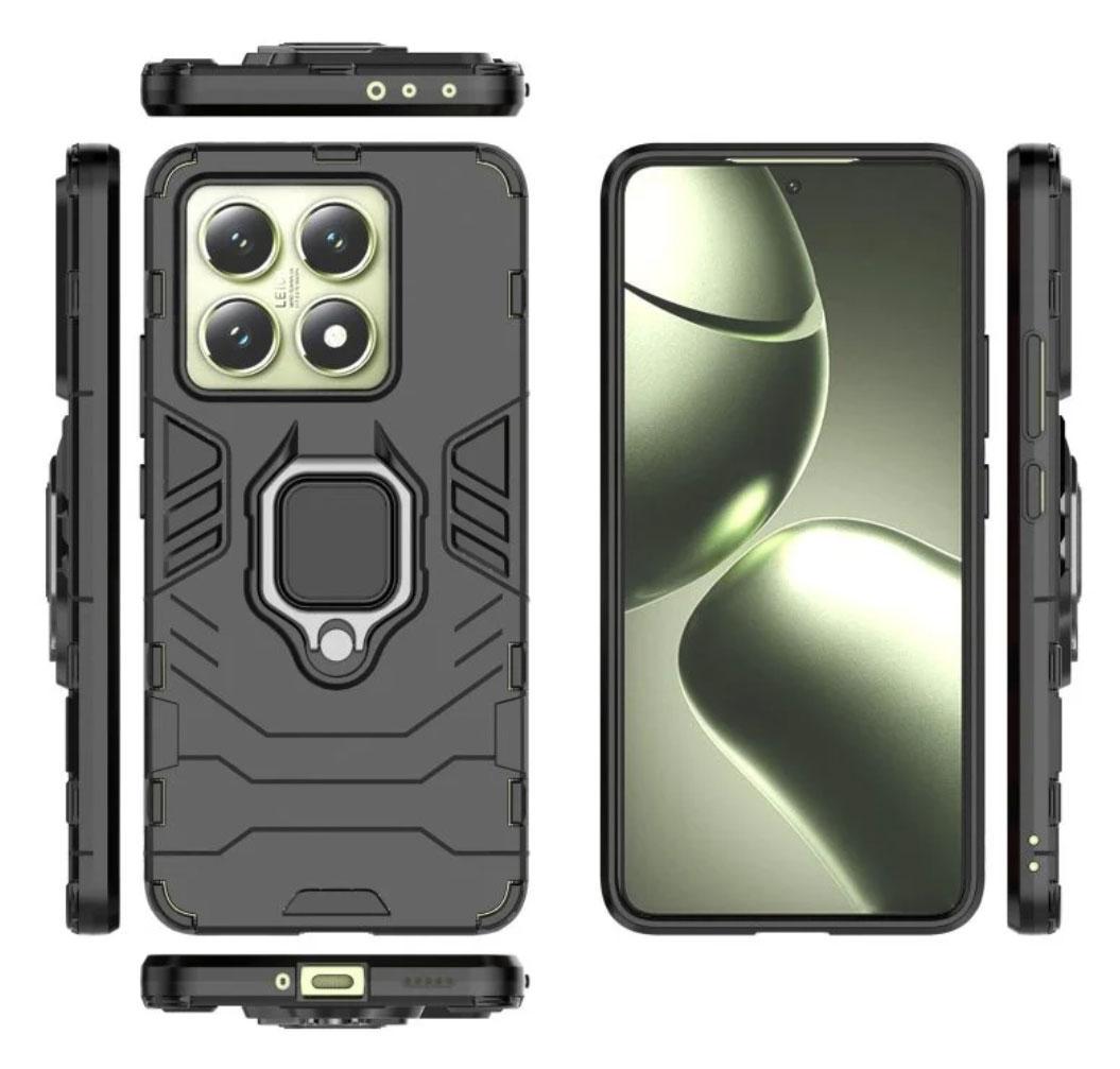 Чохол бампер Primolux Ring Armor для Xiaomi 14T 5G - Black - фото 2