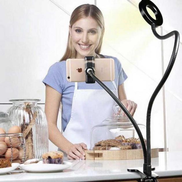 Набор блогера 3в1 Lemex Professional Streaming LED12 ВТ - фото 8