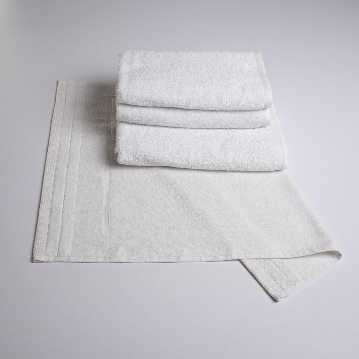 Набор банный махровый GM Textile 50х70/50х90/50х90/70х140 см 4 шт. Белый (nm400-k4-2-white)
