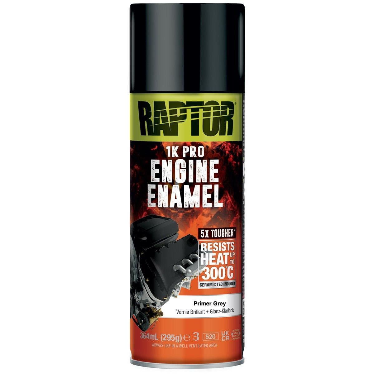 Грунт повышенной прочности для двигателя RAPTOR Engine Enamel 355 мл Серый (RAP_REEPG/AL)
