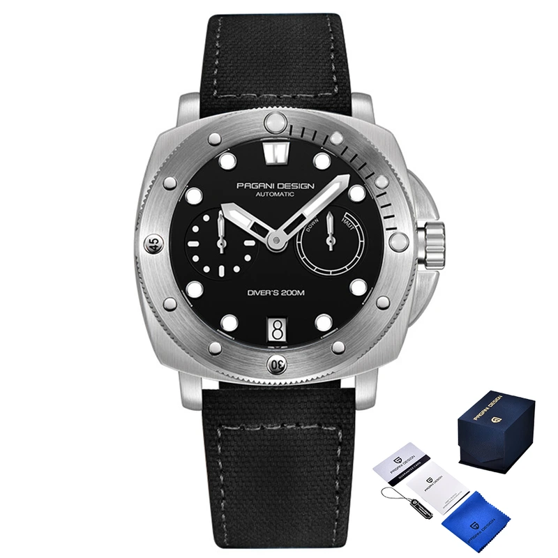 Наручний годинник Pagani Design PD-1767 Silver/Black