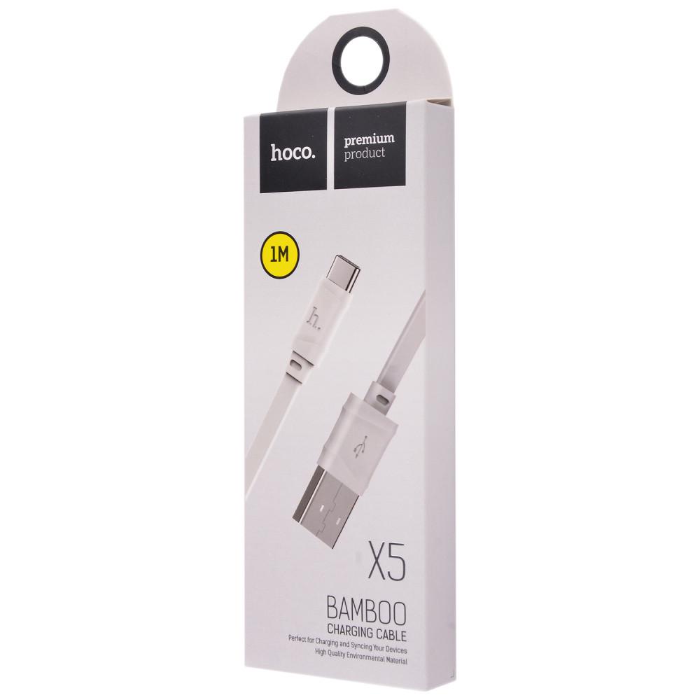 Кабель Hoco X5 Bamboo USB/Type-C 1 м Белый (00000022948_4)