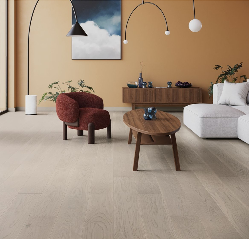 Паркетна дошка Floor`360 Дуб CRISPY & CRISPY 3-смугова Лак