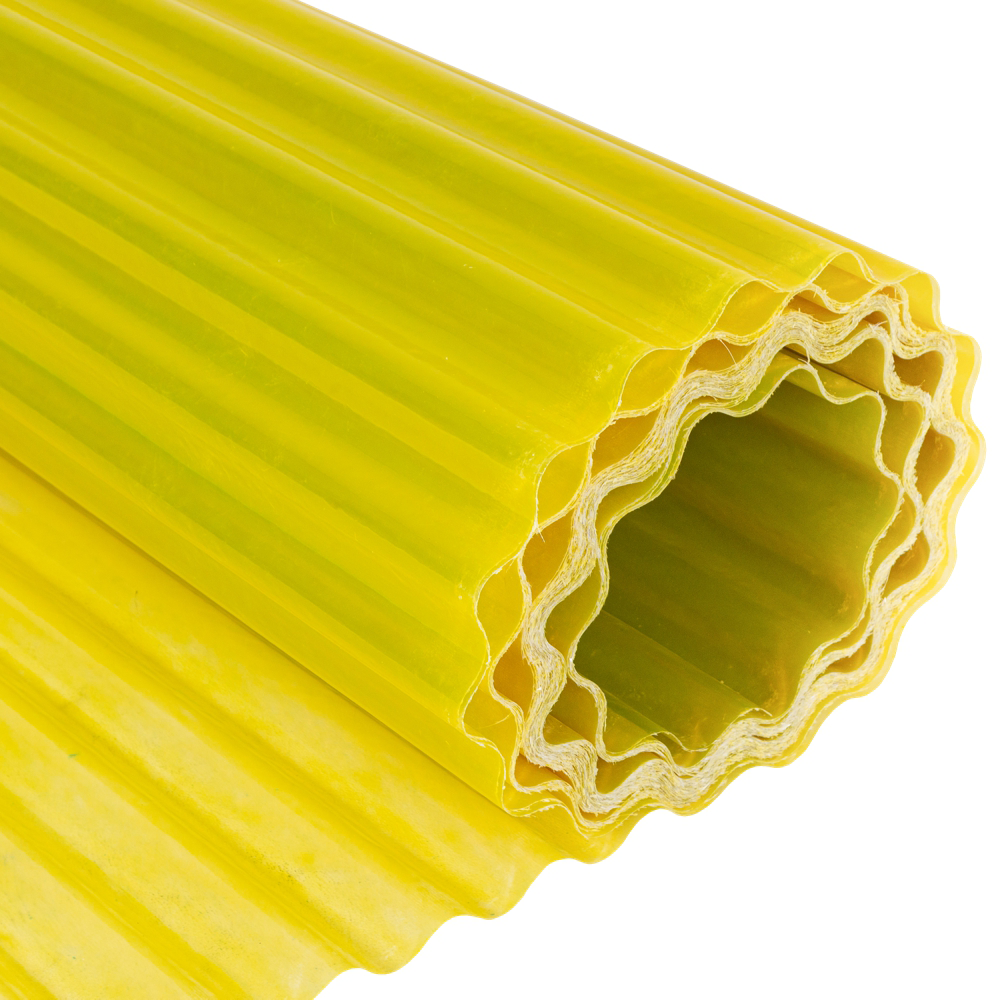 Шифер в рулонах пластиковий гофрований PolyRoll 2 м Жовтий - фото 3 Шифер в рулонах пластиковий гофрований PolyRoll 2 м Жовтий - фото 3