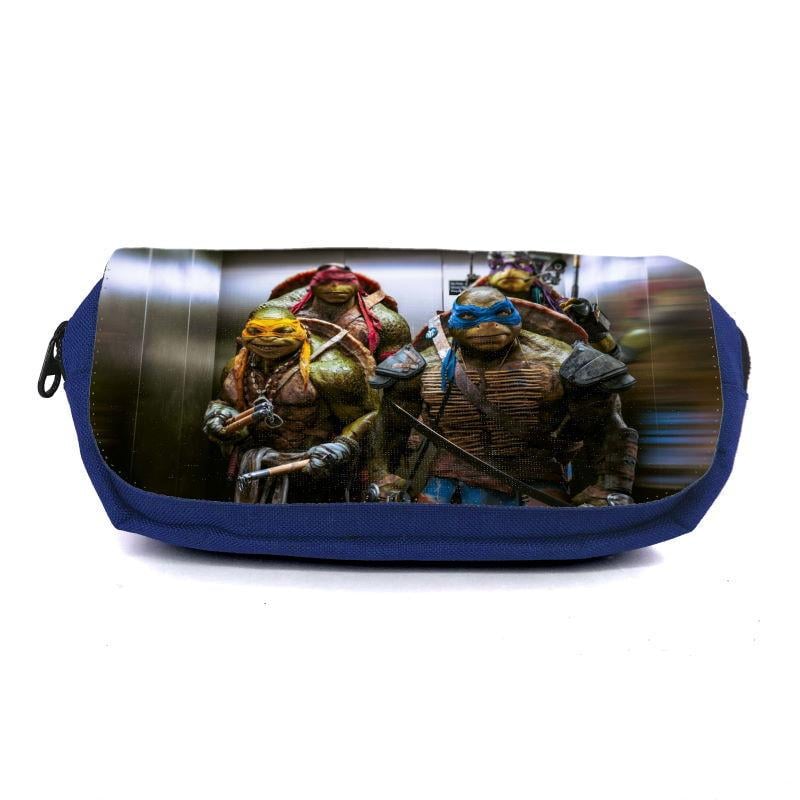 Пенал школьный Ракушки Ниндзя Ninja Turtles TMNT-0019 Синий (1529788994)