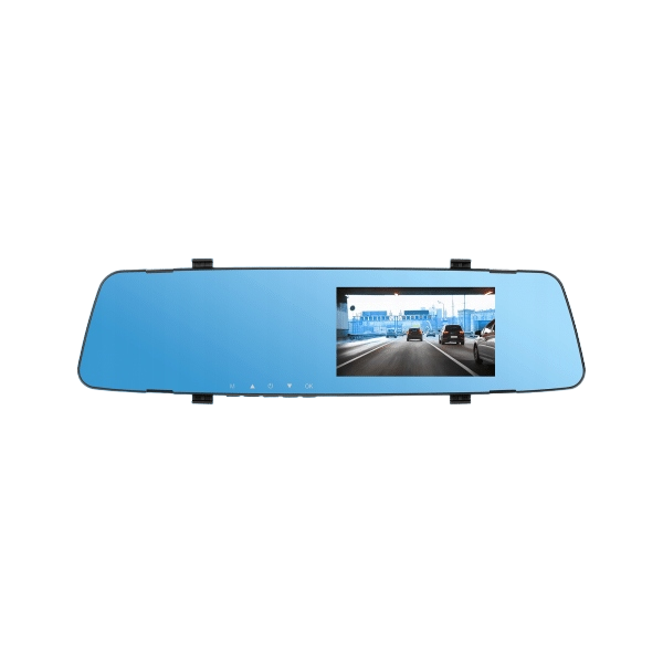 Відеореєстратор дзеркало автомобільний DVR L502 2 камери Чорний (2145752)