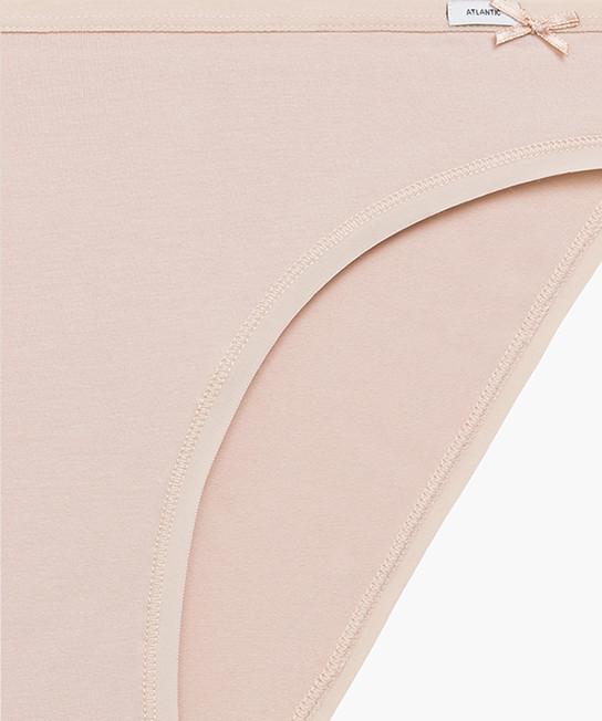 Набор трусов-бикини женских Atlantic 3CLP-001 с низкой посадкой и глубоким вырезом L Бежевый/Белый/Серый меланж (2596973278) - фото 4 Набор трусов-бикини женских Atlantic 3CLP-001 с низкой посадкой и глубоким вырезом L Бежевый/Белый/Серый меланж (2596973278) - фото 4
