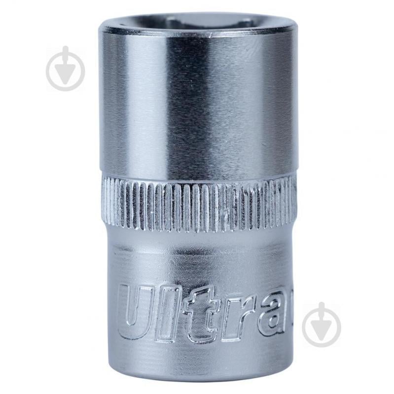 Насадка шестигранна коротка 1/2" 15мм CrV ULTRA (6070152)