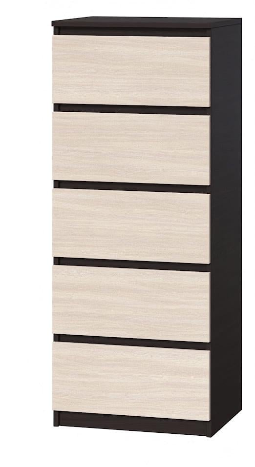 Комод Мастер Форм Брайт телескопические направляющие 500х376х1170 мм Венге магия/Дуб молочный (20166) - фото 1 Комод Мастер Форм Брайт телескопические направляющие 500х376х1170 мм Венге магия/Дуб молочный (20166) - фото 1