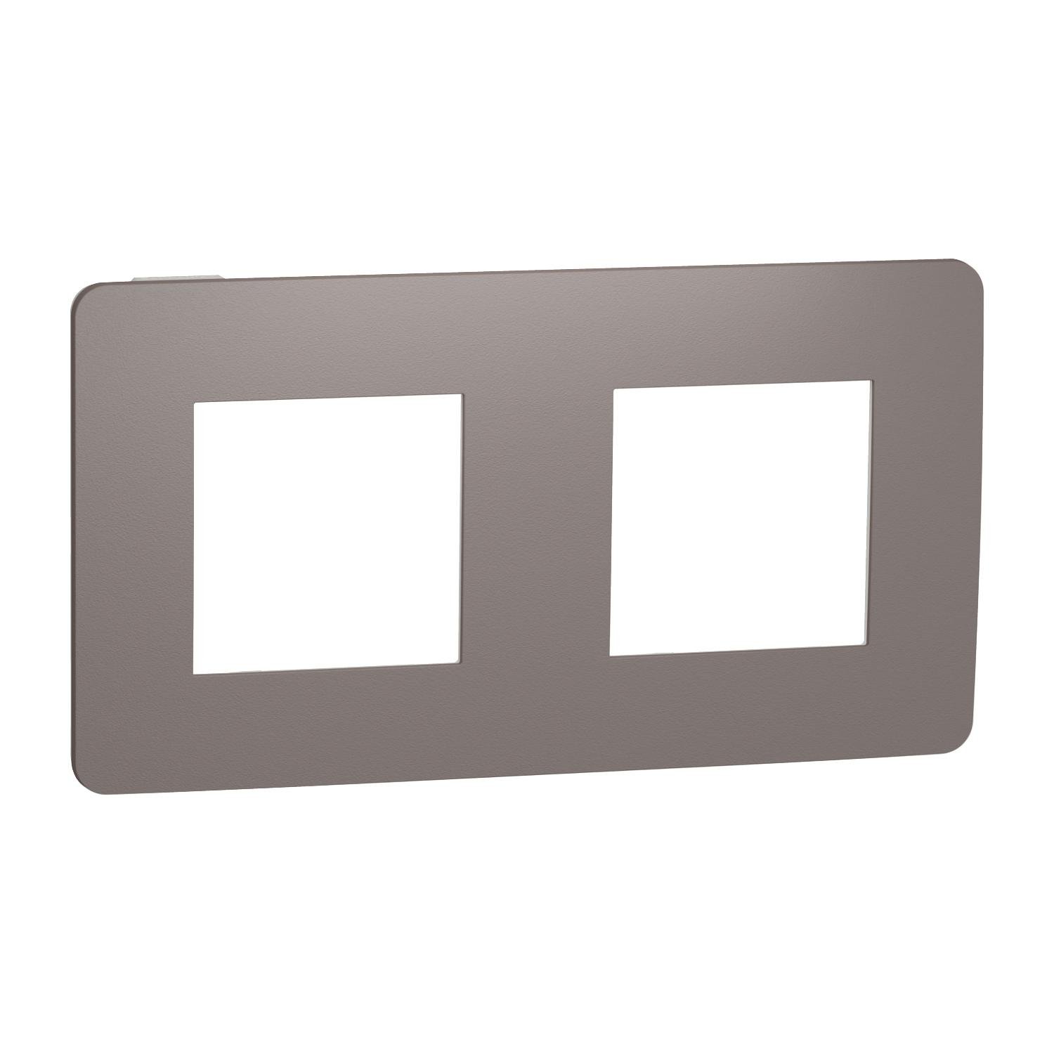 Рамка двухместная Schneider Electric Unica New Studio Color Шоколадный (NU280416)