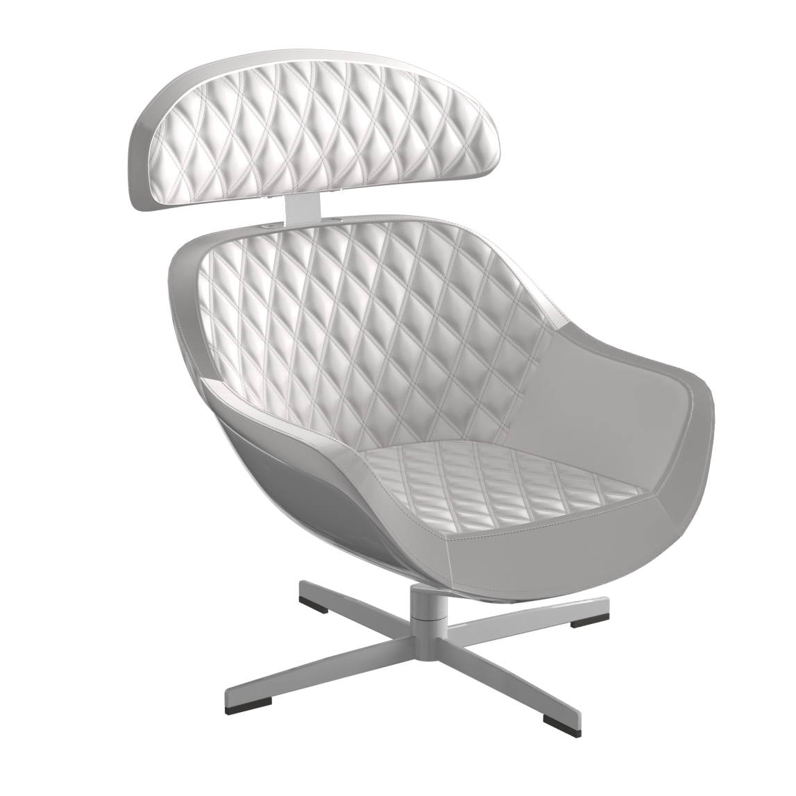 Кресло Prime эко-кожа White (2302-02W)