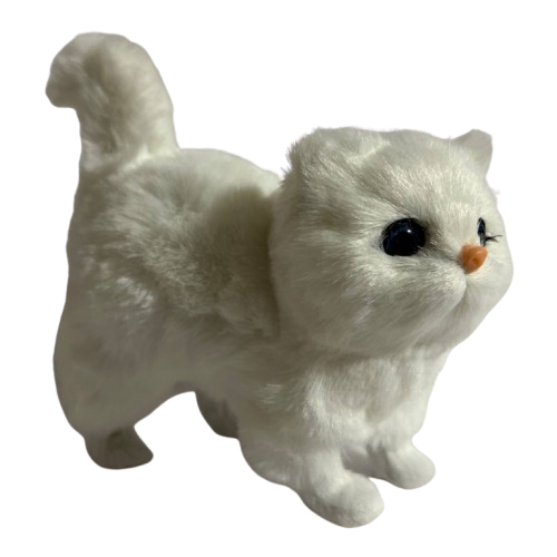 Дитяча іграшкова фігурка Кішка Білий (1583)