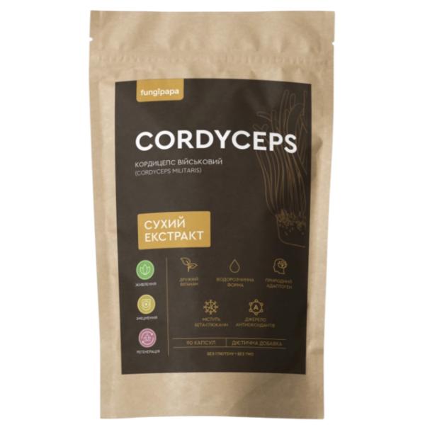 Натуральный грибной комплекс Fungipapa Cordyceps militaris Кордицепс военный сухой экстракт 90 капс. (23712927) Натуральный грибной комплекс Fungipapa Cordyceps militaris Кордицепс военный сухой экстракт 90 капс. (23712927)