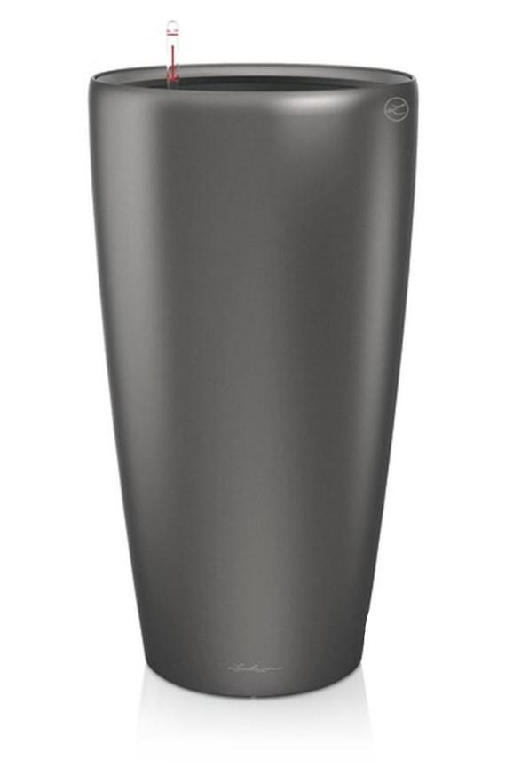 Вазон Lechuzа Rondo Premium 40 31 л Антрацит (15743 Line)