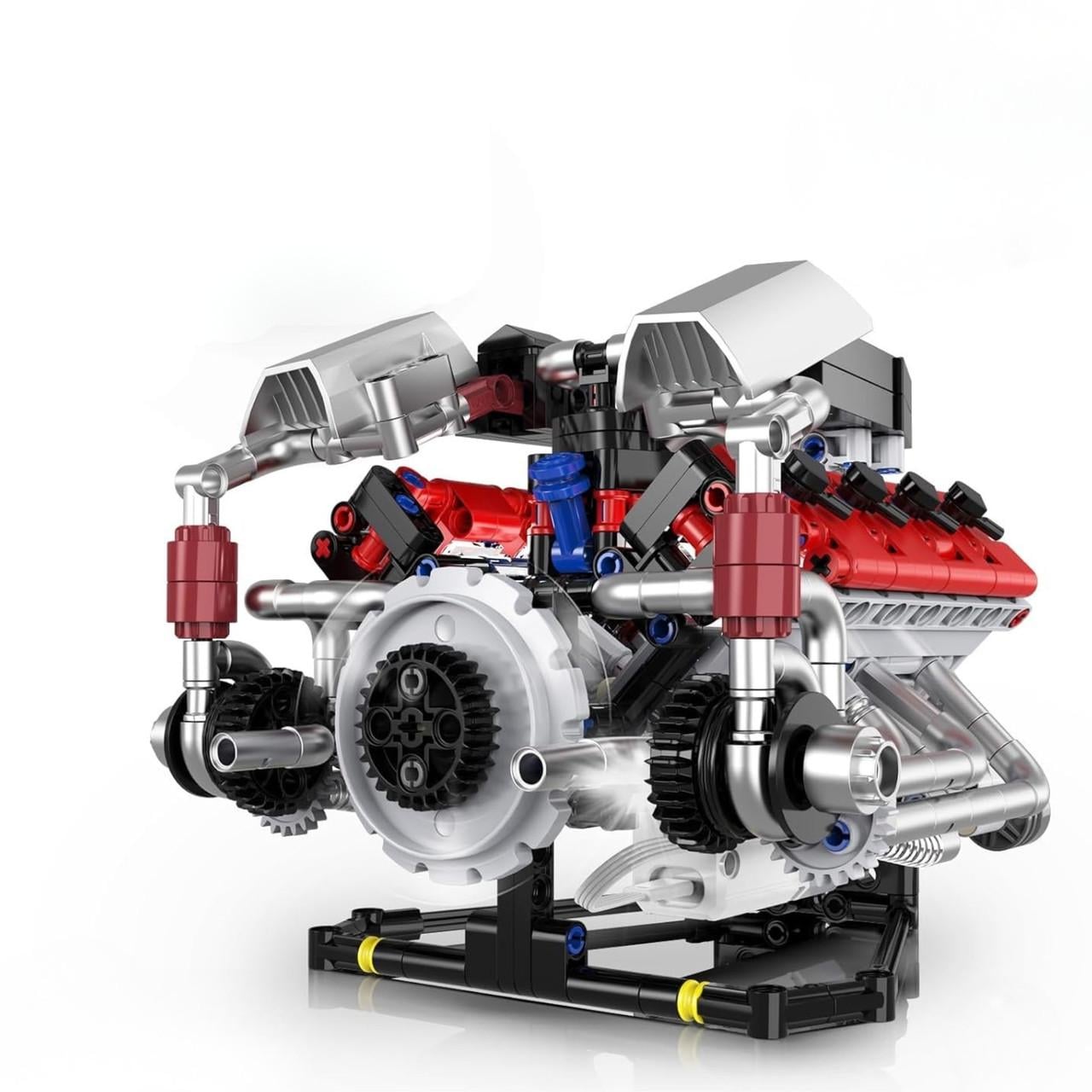 Конструктор двигатель V8 Ferrari F40 LM аккумуляторный с приложением STEM 700 дет. (34988369)