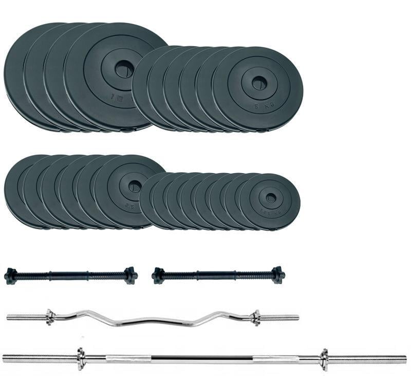 Набор штанг с гантелями Newt Gym Set 2 Rock Pro 110 кг (NE-PL-SET2-110)