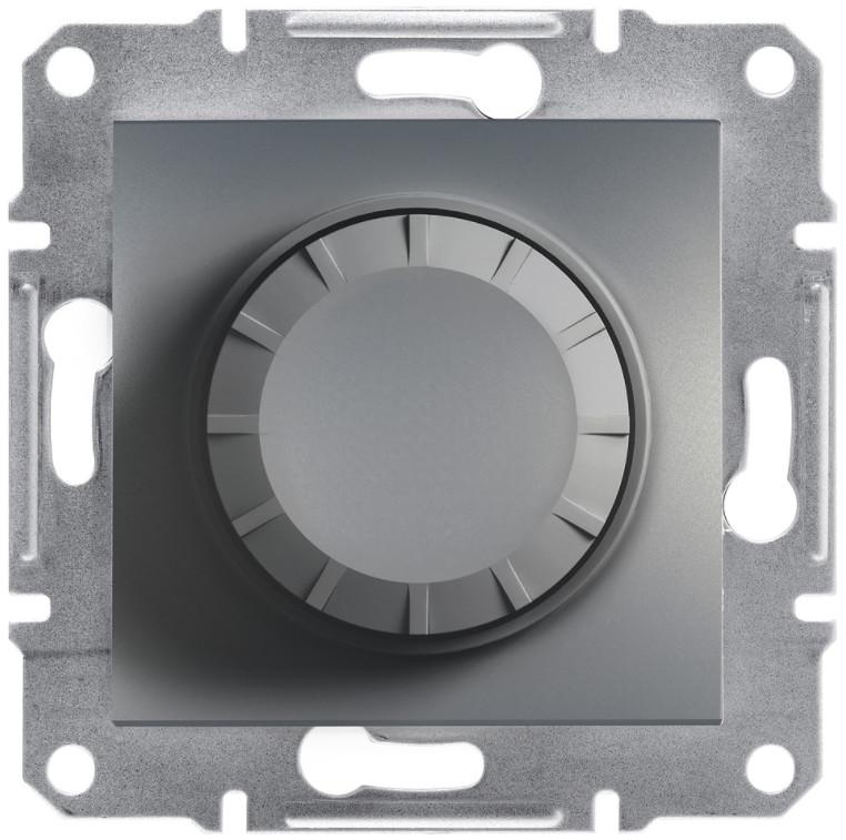 Светорегулятор поворотный Schneider Electric Asfora ABS Сталь (EPH6400162) Светорегулятор поворотный Schneider Electric Asfora ABS Сталь (EPH6400162)