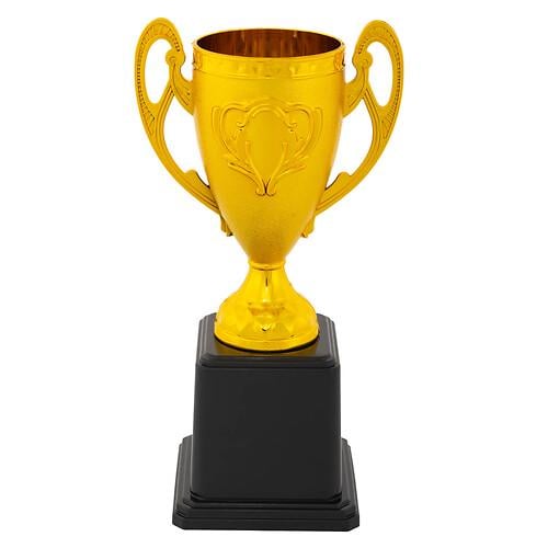 Кубок спортивный наградный SP-Sport Mystery XG006 20х10х6 см Золотой (31807880)