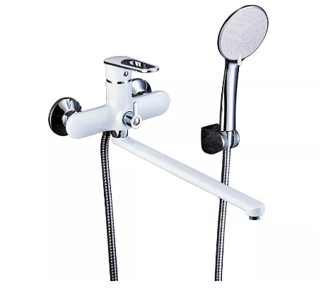 Смеситель для ванны Frap F2249 d 35 мм Белый/Хром