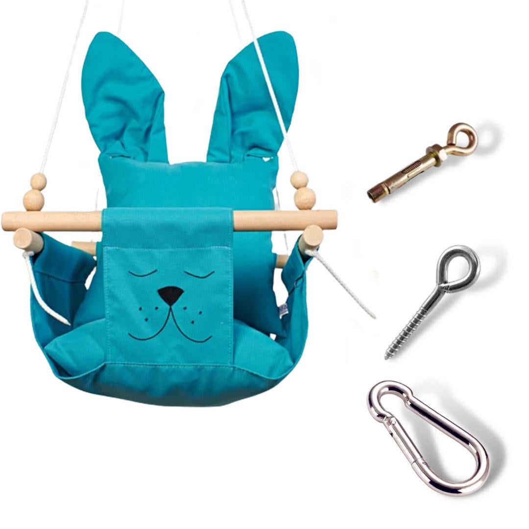 Детская качеля Infancy Ушастая Бирюзовый (9667467) Детская качеля Infancy Ушастая Бирюзовый (9667467)